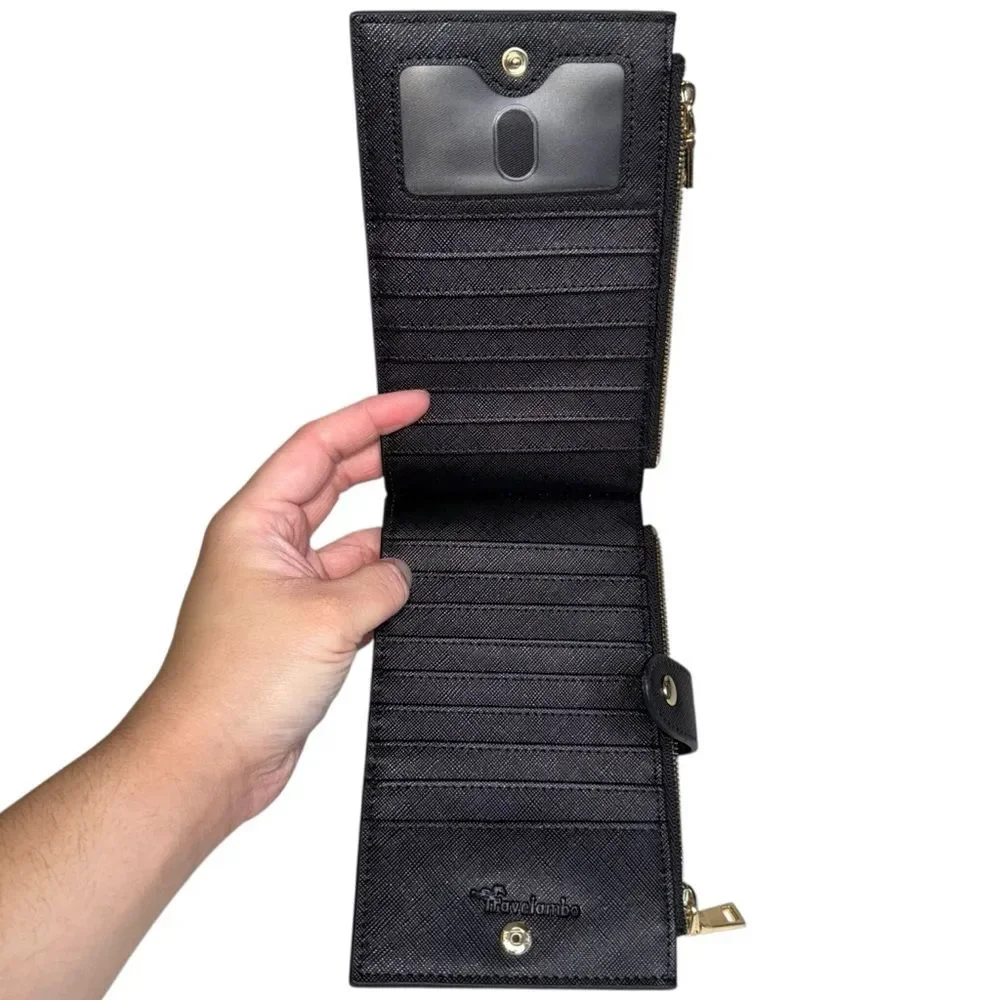 |EUC| TRAVELAMBO RFID Blocking Bifold Multi Card Wallet